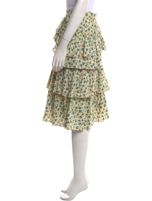 Zadig & Voltaire Floral Print Knee-Length Skirt