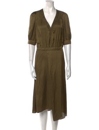Zadig & Voltaire V-Neck Midi Length Dress