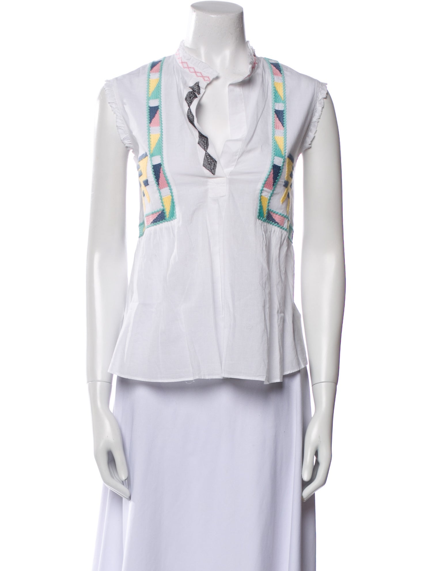 Zadig & Voltaire Printed Cowl Neck Top w/ Tags