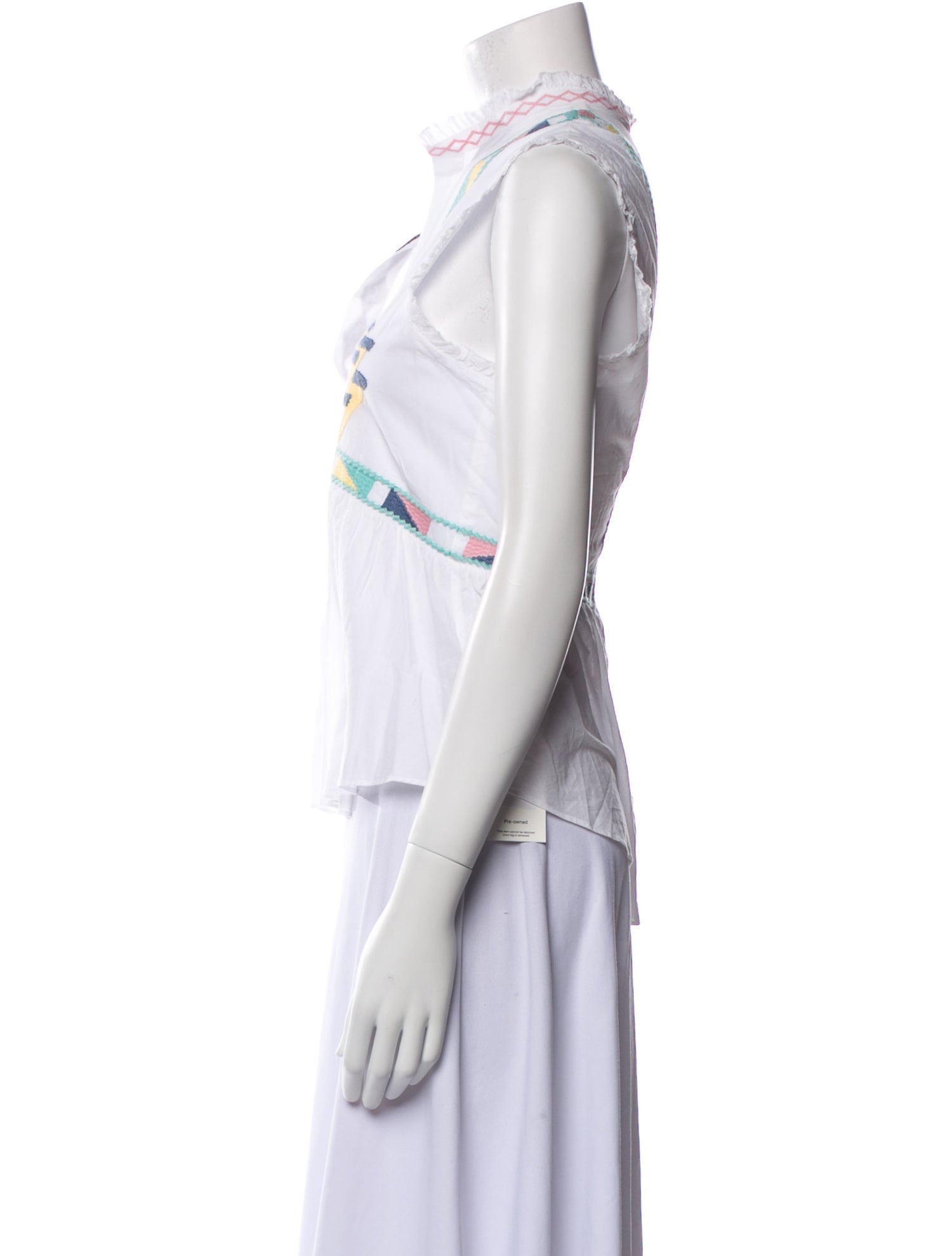 Zadig & Voltaire Printed Cowl Neck Top w/ Tags