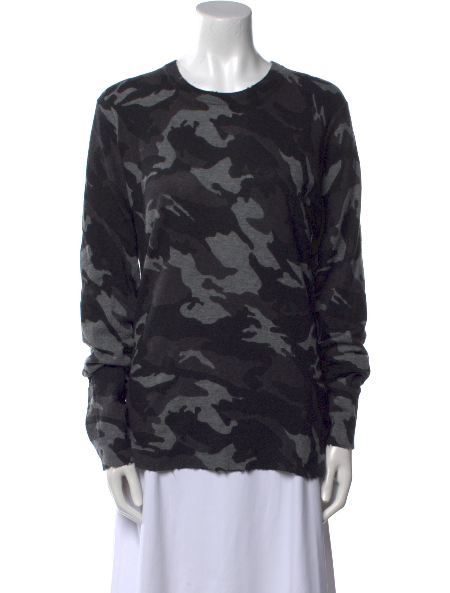 Zadig & Voltaire Cashmere Camouflage Print Sweater