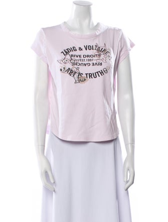 Zadig & Voltaire Graphic Print Crew Neck T-Shirt