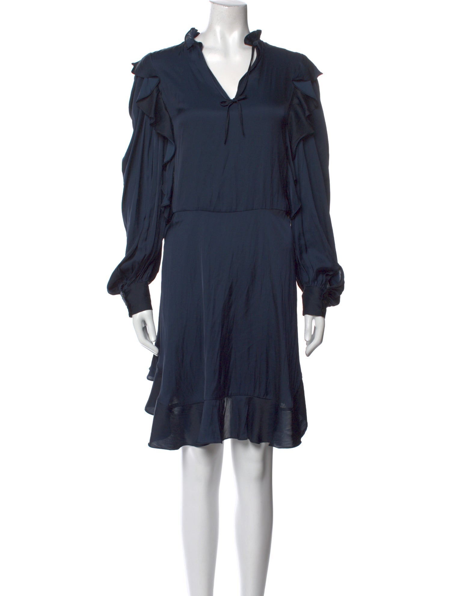 Zadig & Voltaire V-Neck Knee-Length Dress