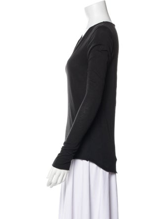 Zadig & Voltaire V-Neck Long Sleeve Top