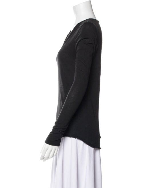 Zadig & Voltaire V-Neck Long Sleeve Top