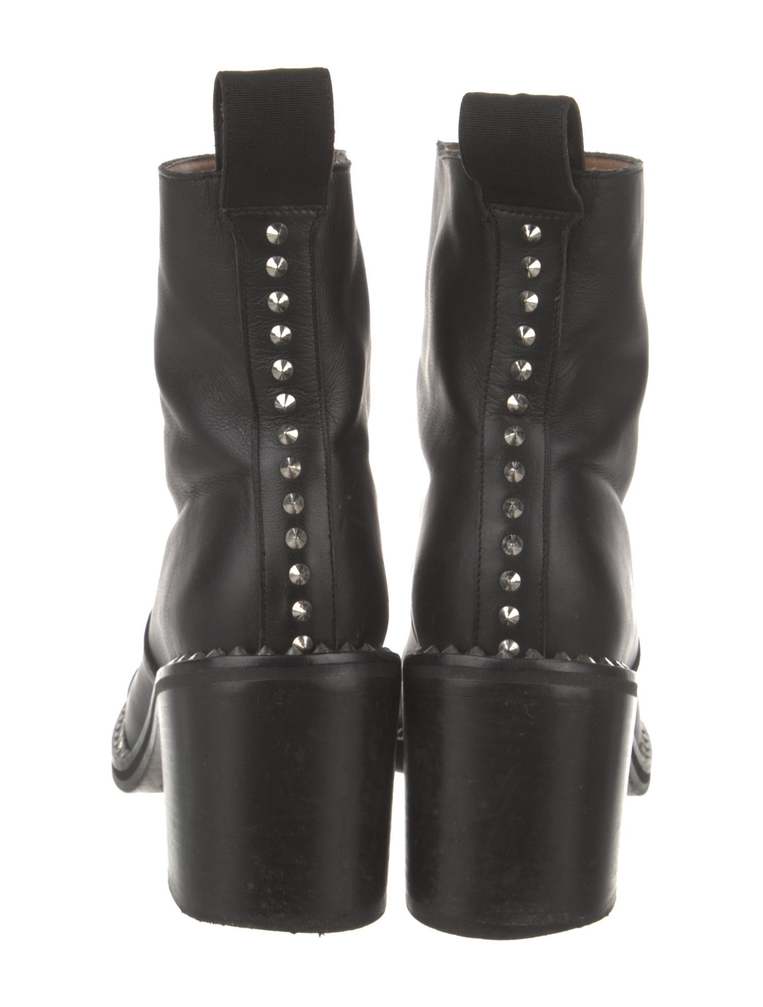 Zadig & Voltaire Leather Studded Accents Boots