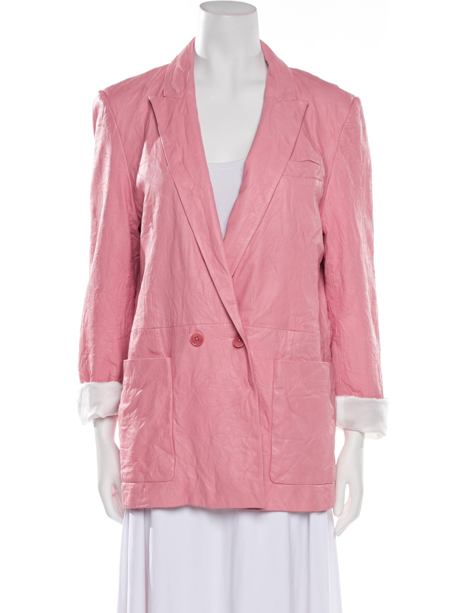 Zadig & Voltaire Leather Blazer