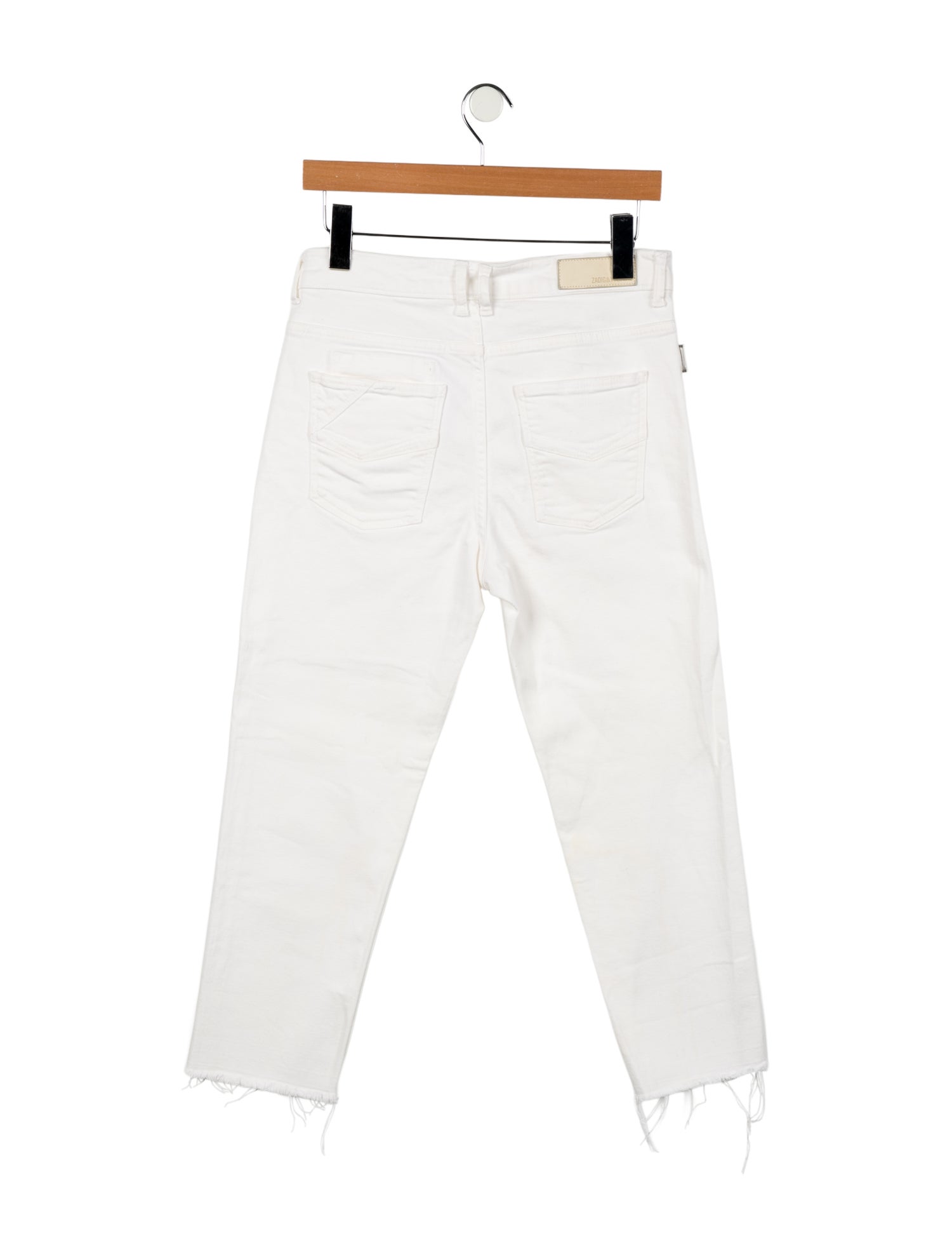 Zadig & Voltaire Mid-Rise Straight Leg Jeans