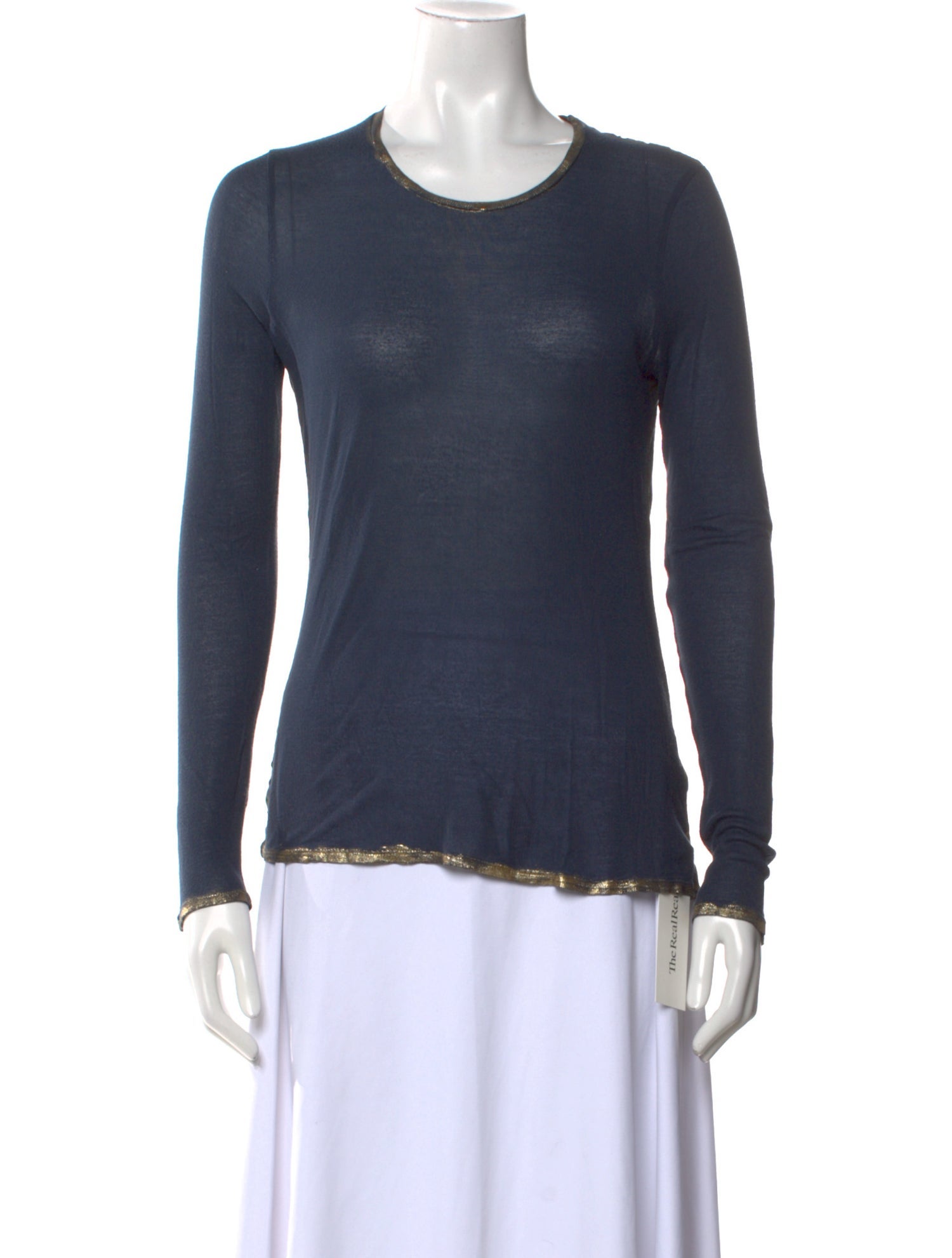 Zadig & Voltaire Scoop Neck Long Sleeve T-Shirt