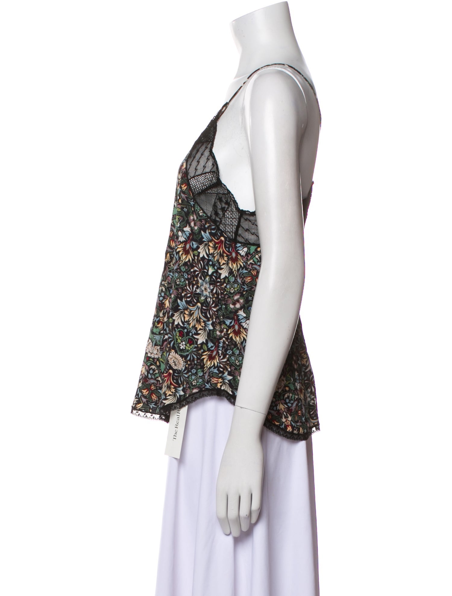 Zadig & Voltaire Floral Print V-Neck Top