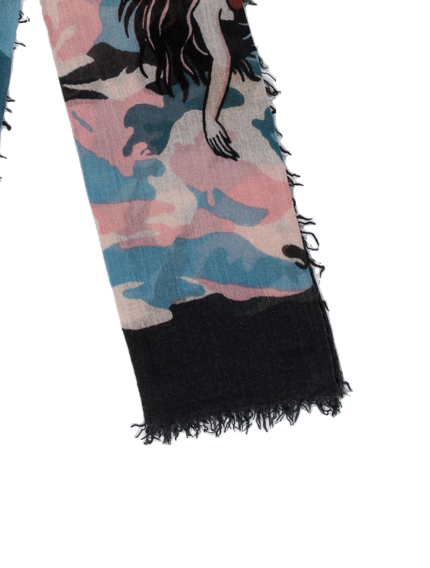 Zadig & Voltaire Floral Print Scarf