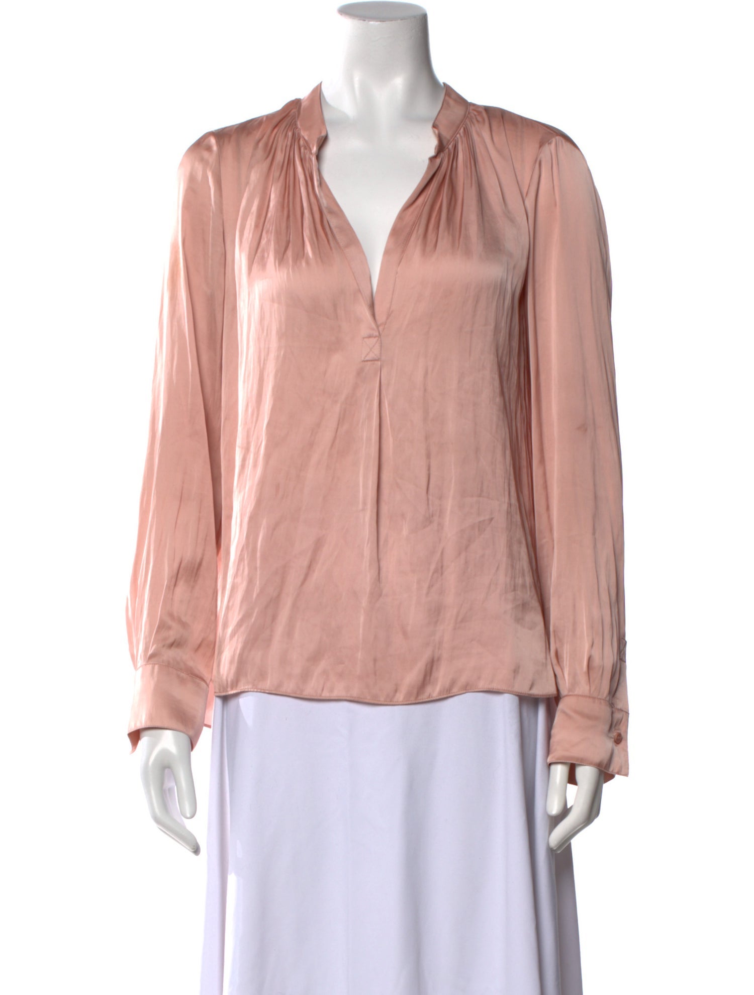 Zadig & Voltaire V-Neck Long Sleeve Blouse