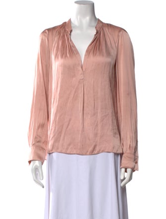 Zadig & Voltaire V-Neck Long Sleeve Blouse