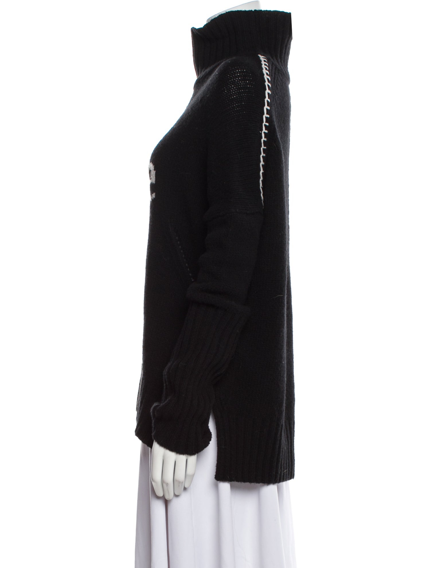 Zadig & Voltaire Merino Wool Graphic Print Sweater