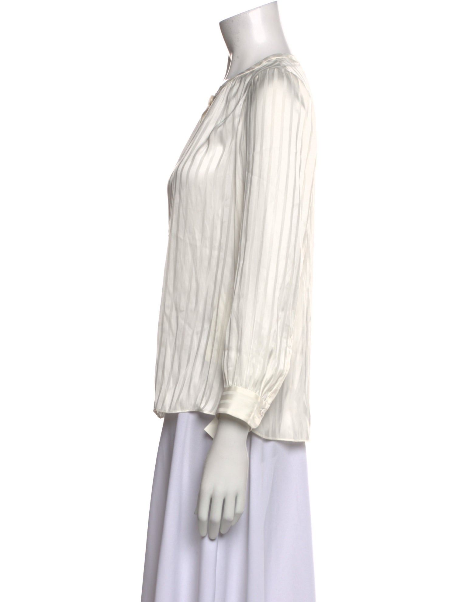 Zadig & Voltaire Striped Scoop Neck Blouse w/ Tags