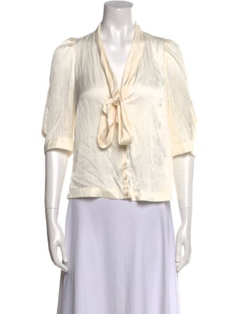 Zadig & Voltaire Turtleneck Three-Quarter Sleeve Top