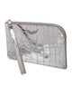 Zadig & Voltaire Embossed Leather Clutch