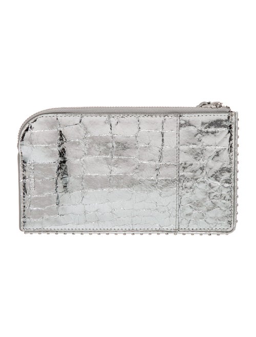 Zadig & Voltaire Embossed Leather Clutch