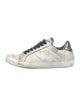 Zadig & Voltaire Leather Animal Print Sneakers