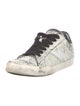 Zadig & Voltaire Leather Animal Print Sneakers