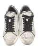 Zadig & Voltaire Leather Animal Print Sneakers