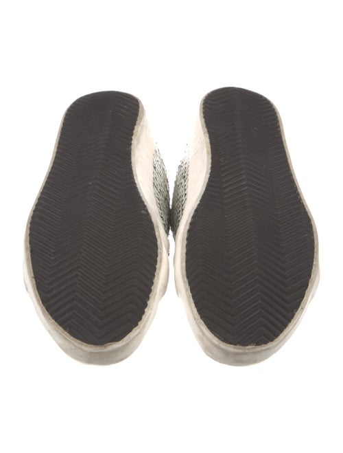 Zadig & Voltaire Leather Animal Print Sneakers