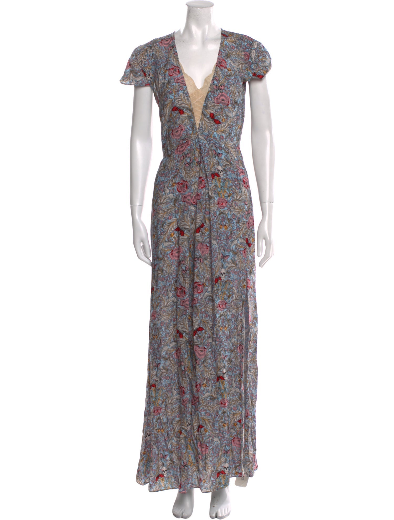 Zadig & Voltaire Floral Print Long Dress
