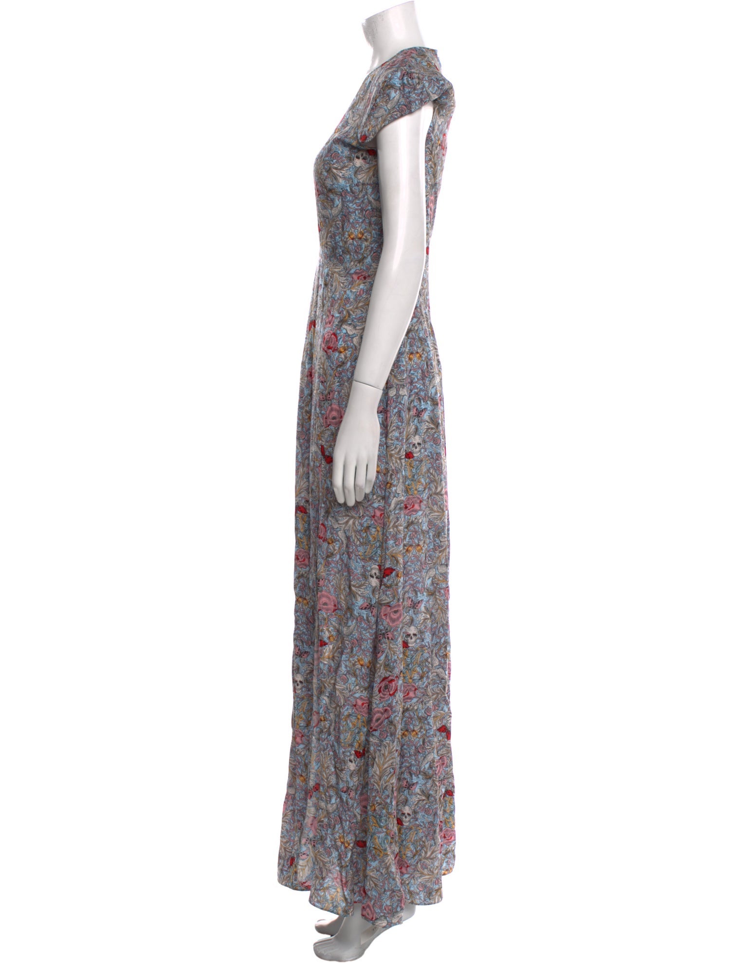 Zadig & Voltaire Floral Print Long Dress