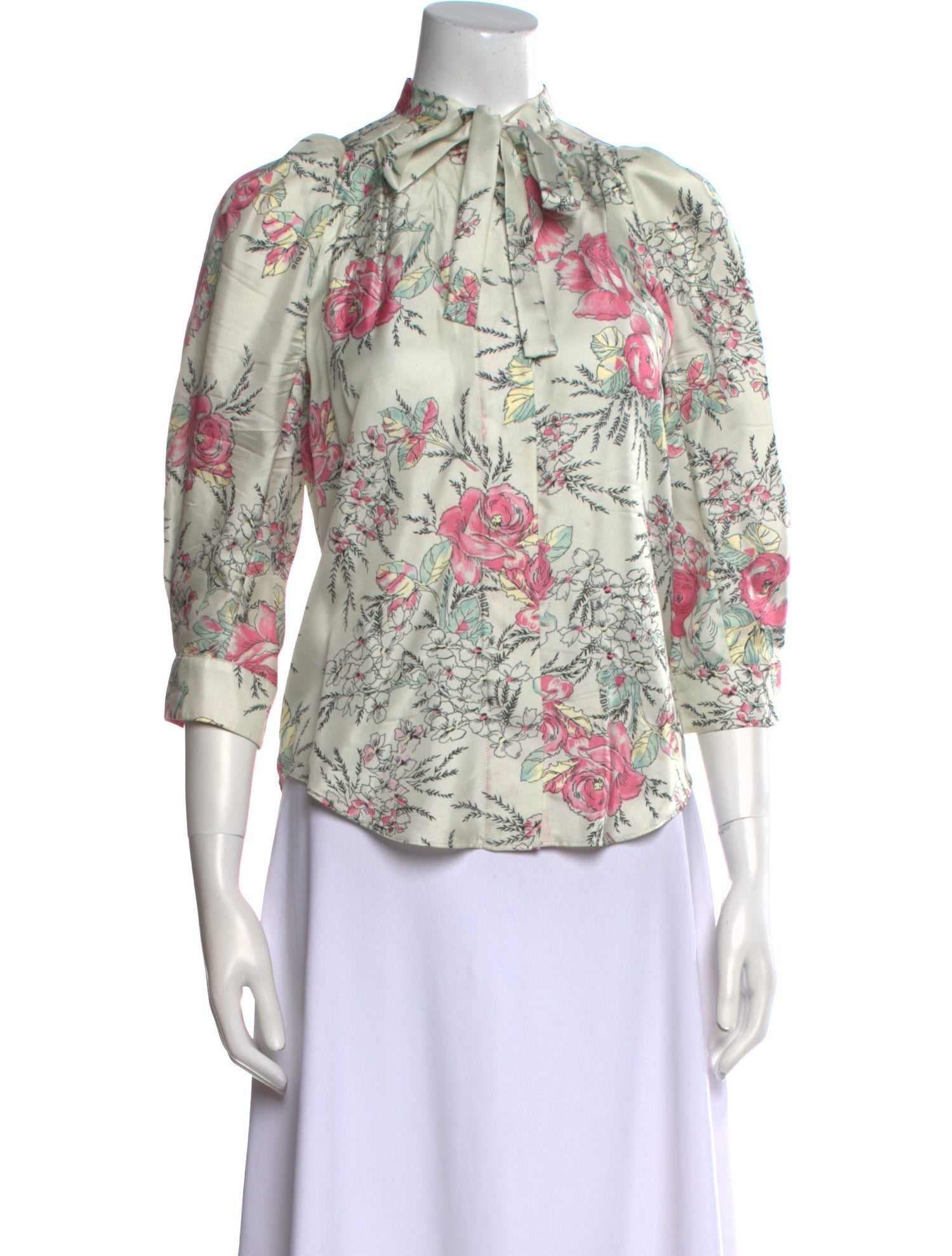 Zadig & Voltaire Silk Floral Print Blouse
