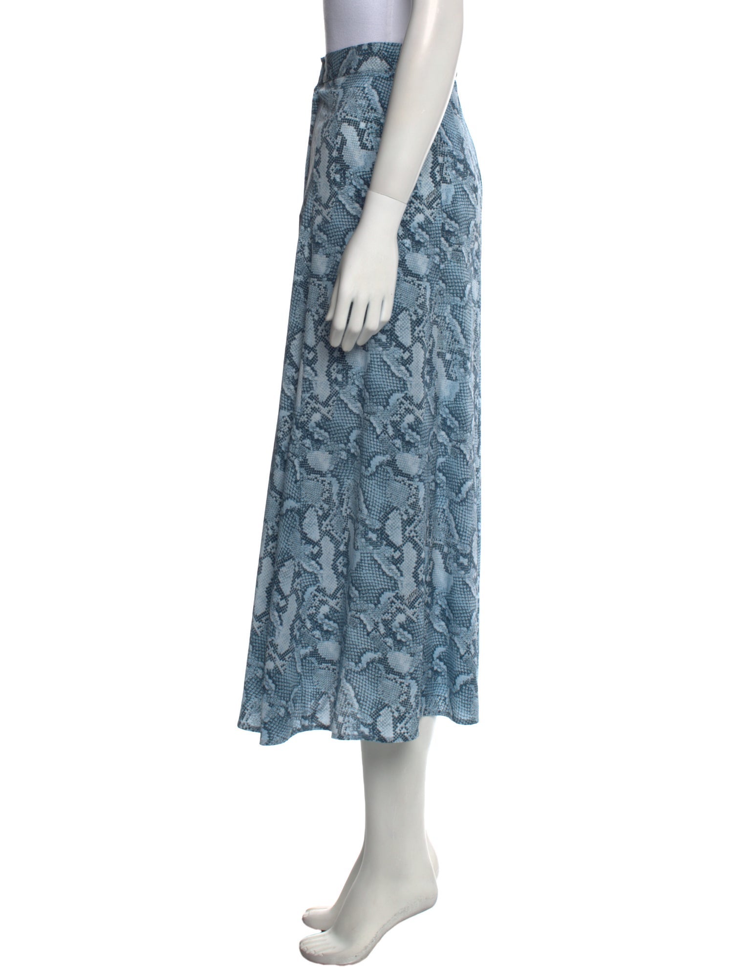 Zadig & Voltaire Silk Midi Length Skirt