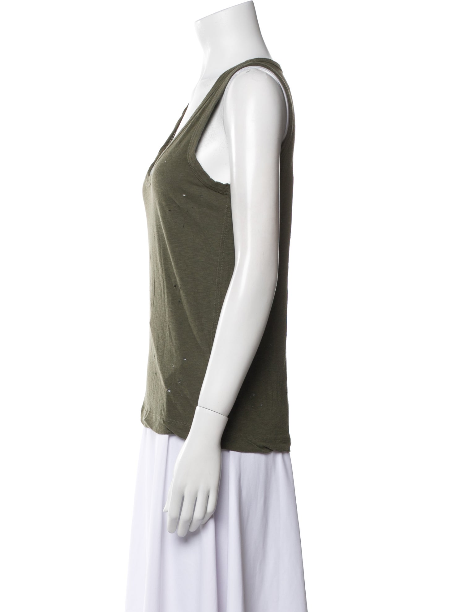 Zadig & Voltaire Scoop Neck Sleeveless Top