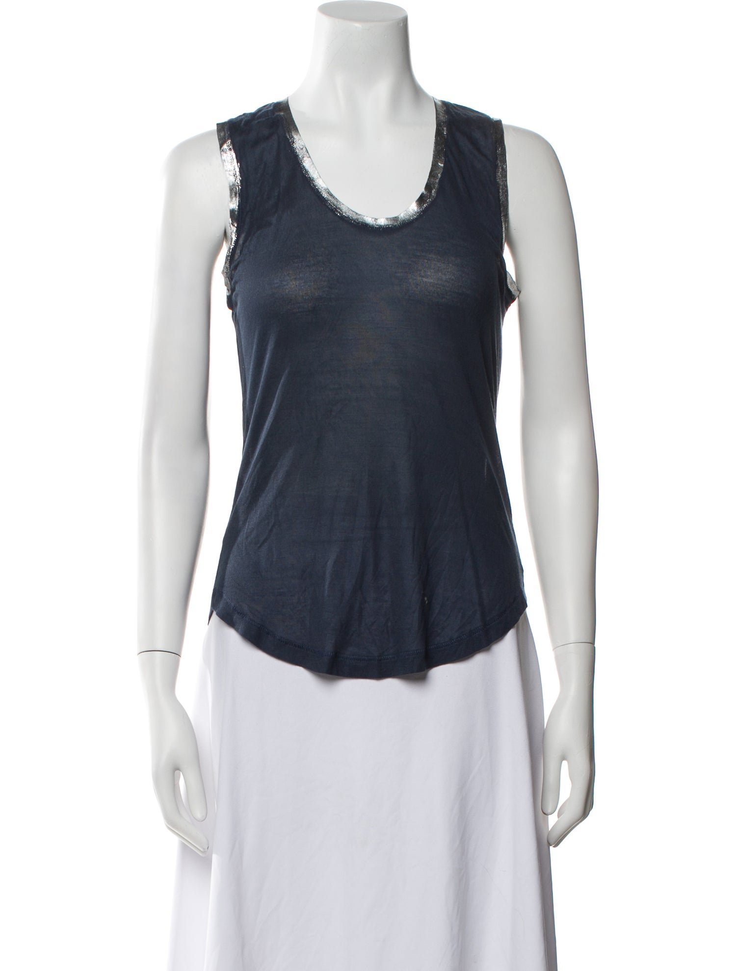 Zadig & Voltaire Scoop Neck Sleeveless Top