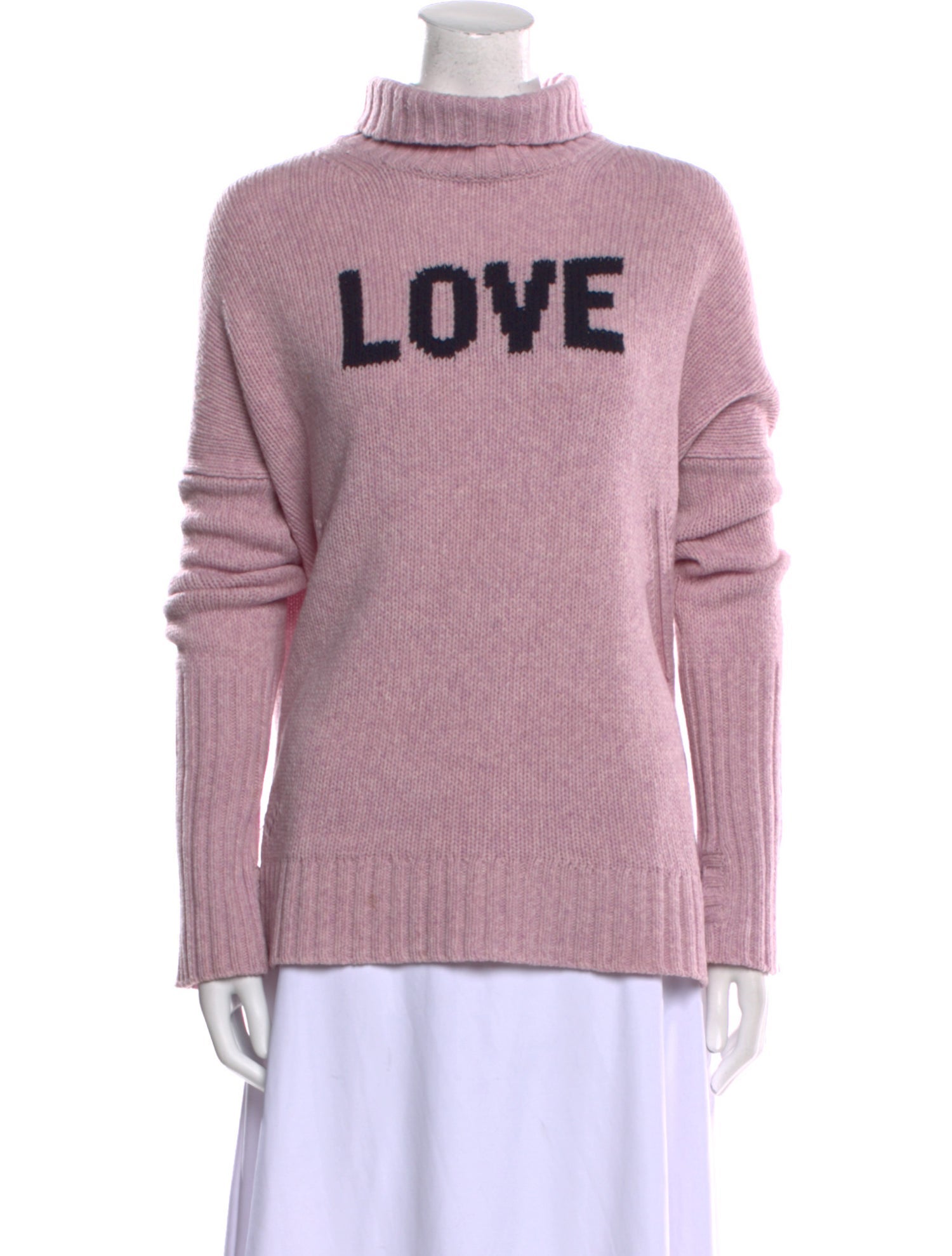 Zadig & Voltaire Graphic Print Turtleneck Sweater