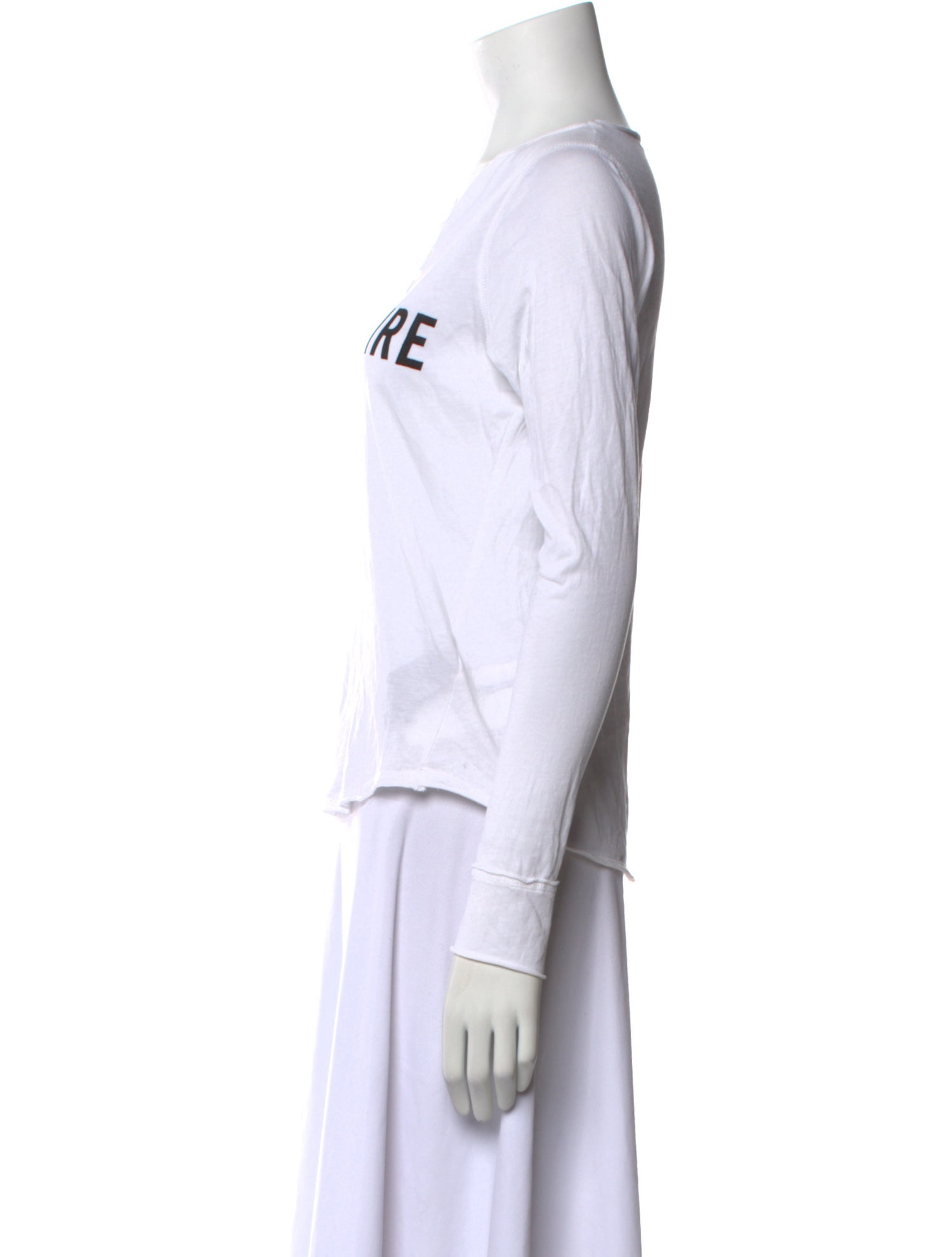 Zadig & Voltaire Graphic Print V-Neck T-Shirt