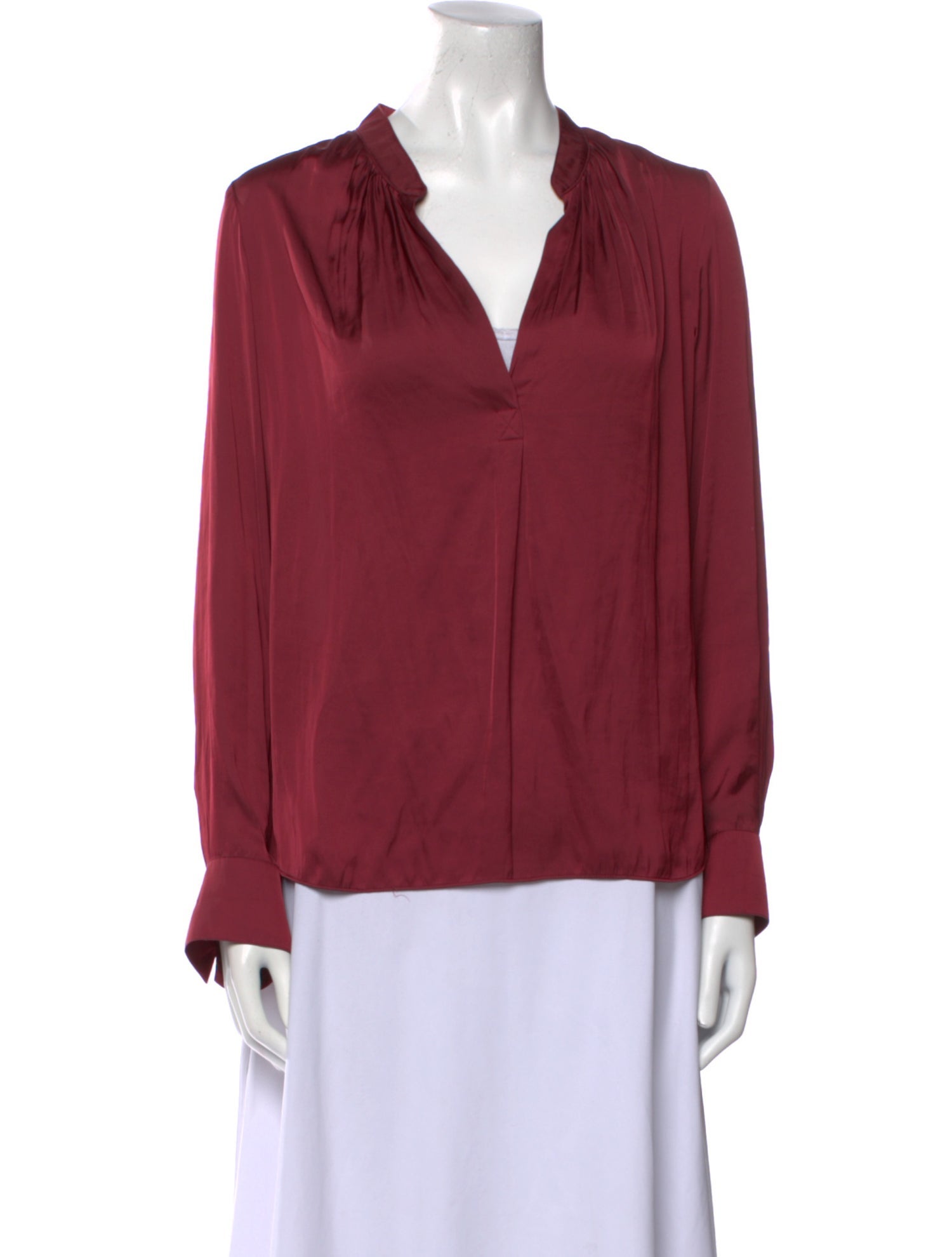 Zadig & Voltaire V-Neck Long Sleeve Blouse