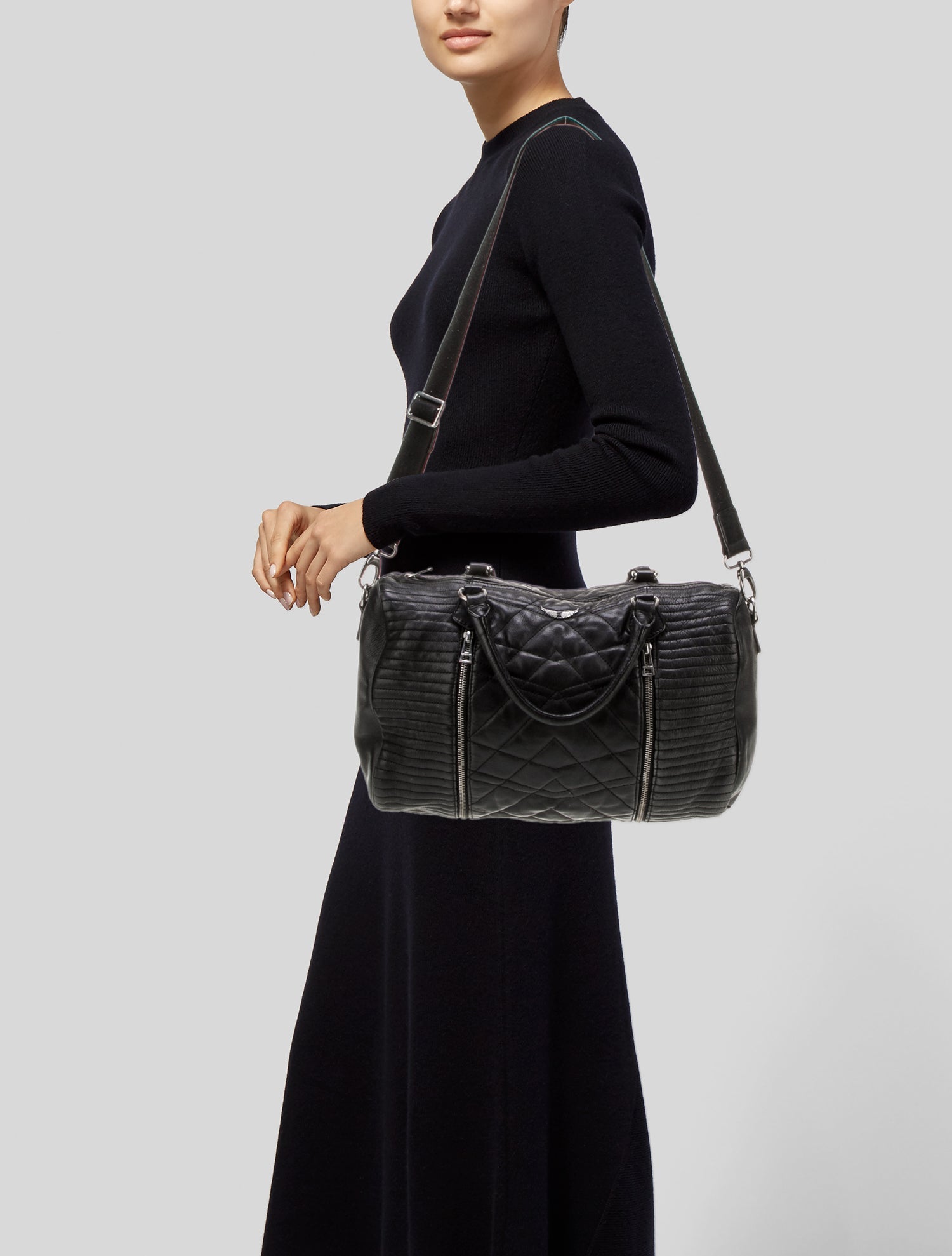 Zadig & Voltaire Quilted Top Handle Bag