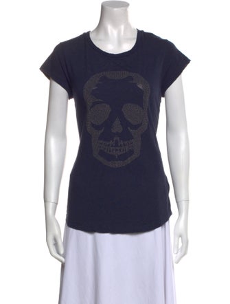 Zadig & Voltaire Graphic Print Crew Neck T-Shirt