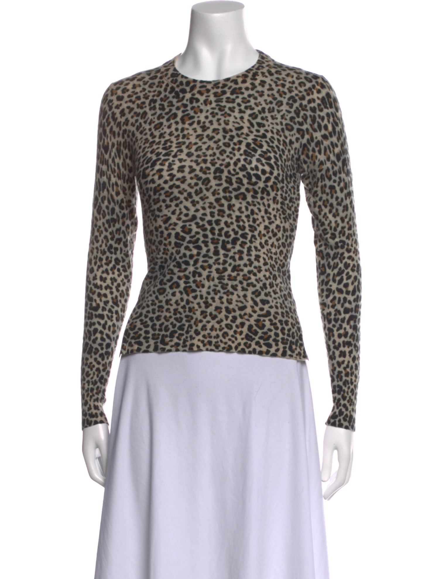 Zadig & Voltaire Cashmere Animal Print Sweater
