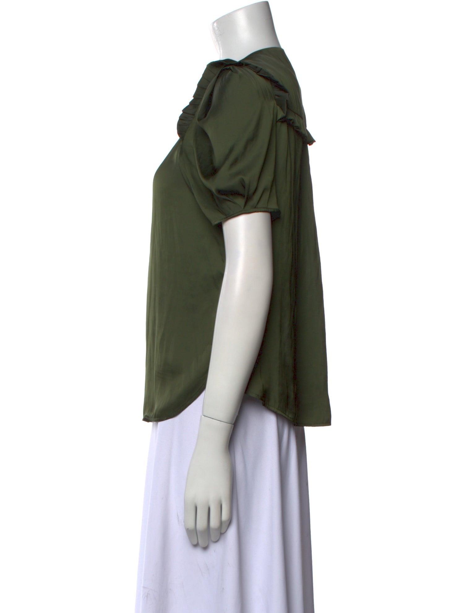 Zadig & Voltaire V-Neck Short Sleeve Blouse