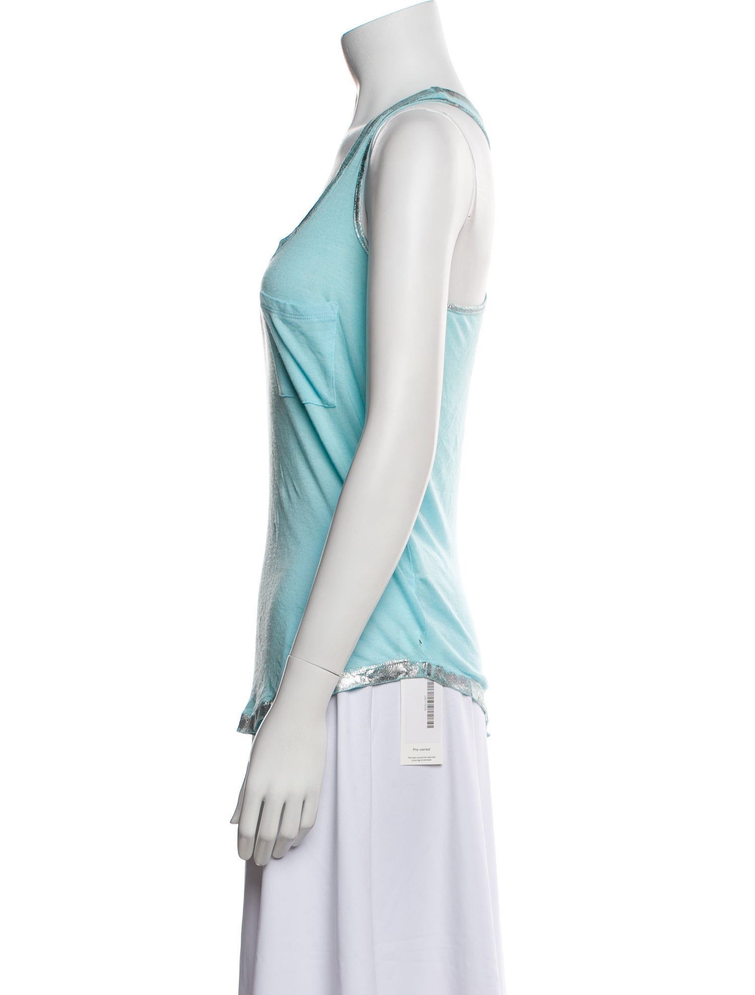 Zadig & Voltaire Scoop Neck Sleeveless Top