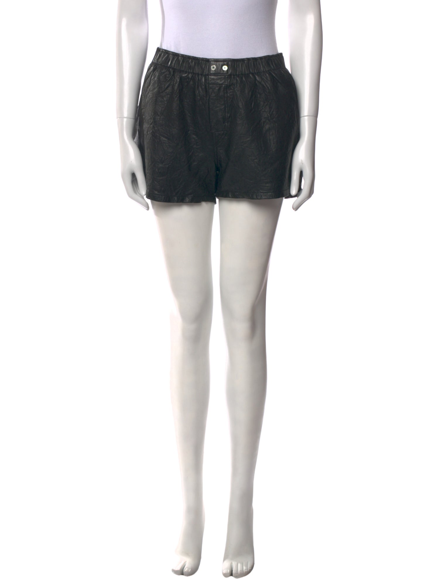 Zadig & Voltaire Lamb Leather Mini Skirt
