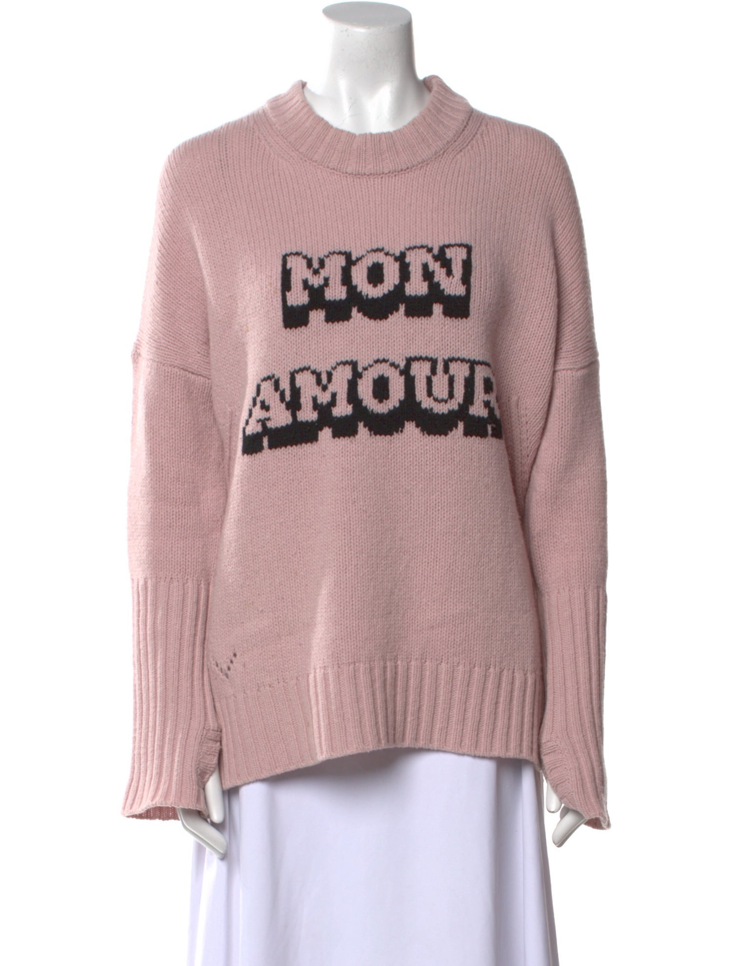 Zadig & Voltaire Merino Wool Graphic Print Sweater