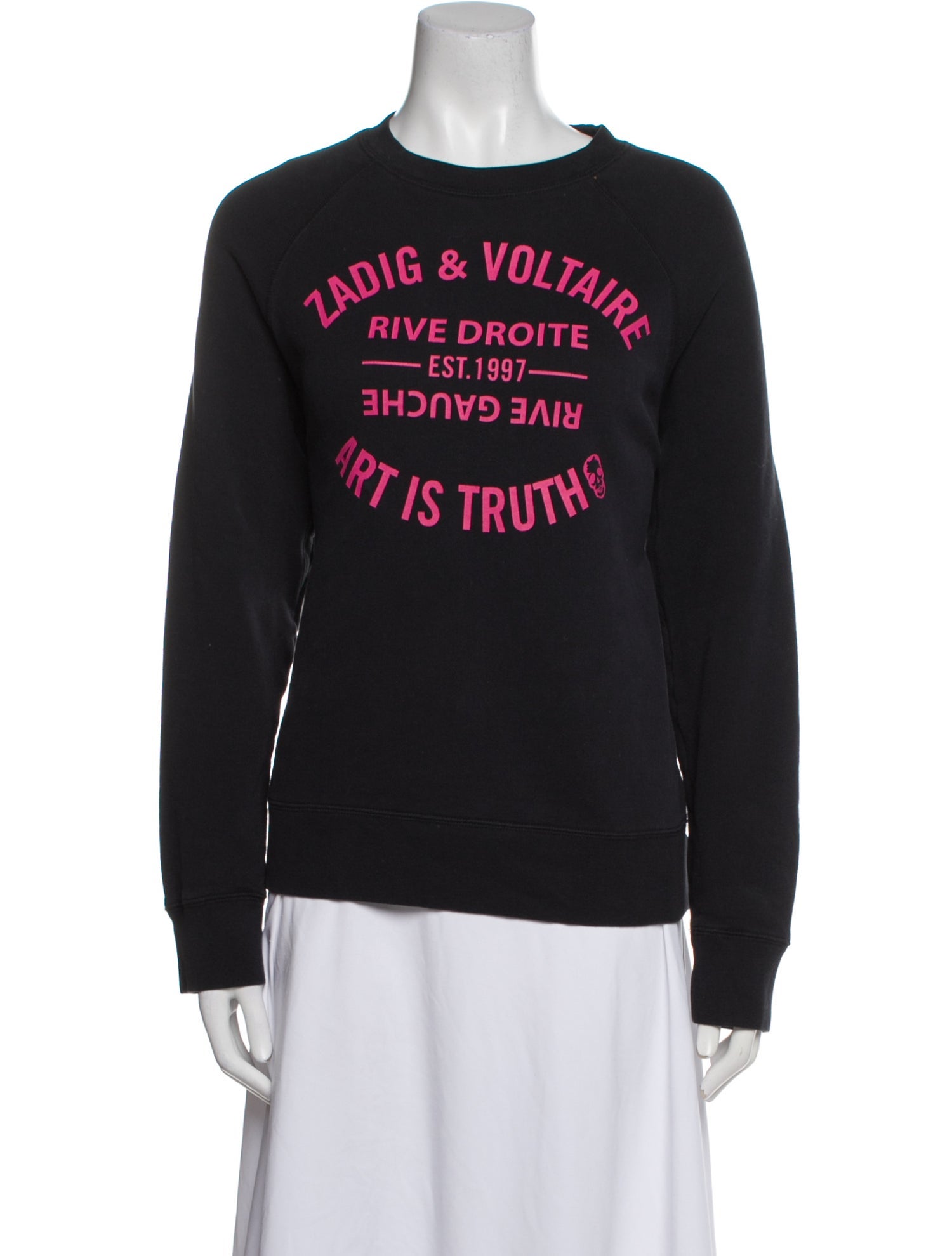 Zadig & Voltaire Graphic Print Crew Neck Sweatshirt