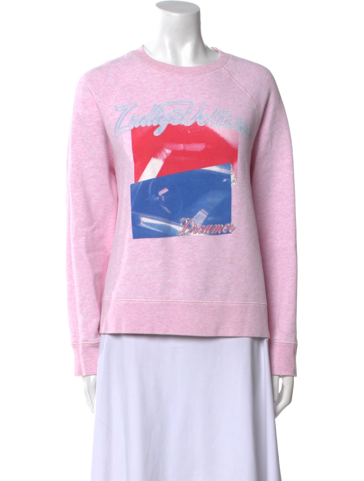 Zadig & Voltaire Graphic Print Crew Neck Sweatshirt