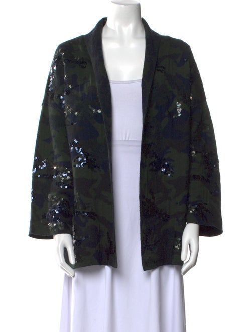 Zadig & Voltaire Merino Wool Floral Print Sweater