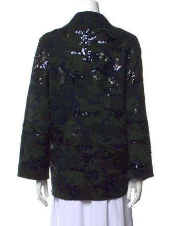 Zadig & Voltaire Merino Wool Floral Print Sweater