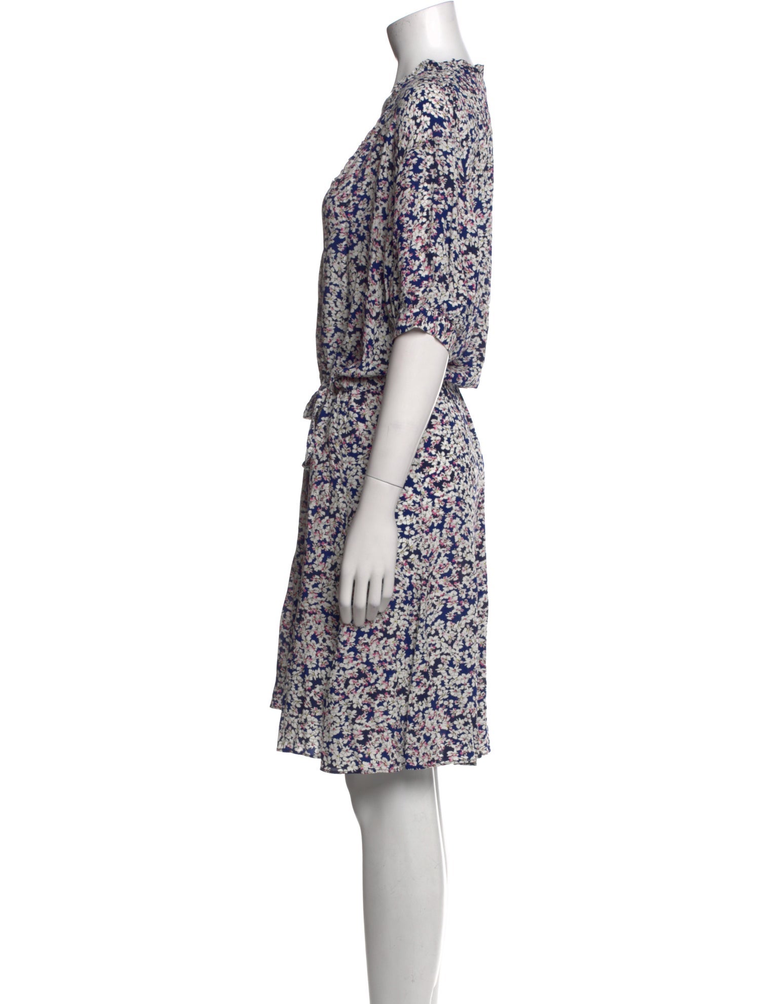 Zadig & Voltaire Floral Print Knee-Length Dress