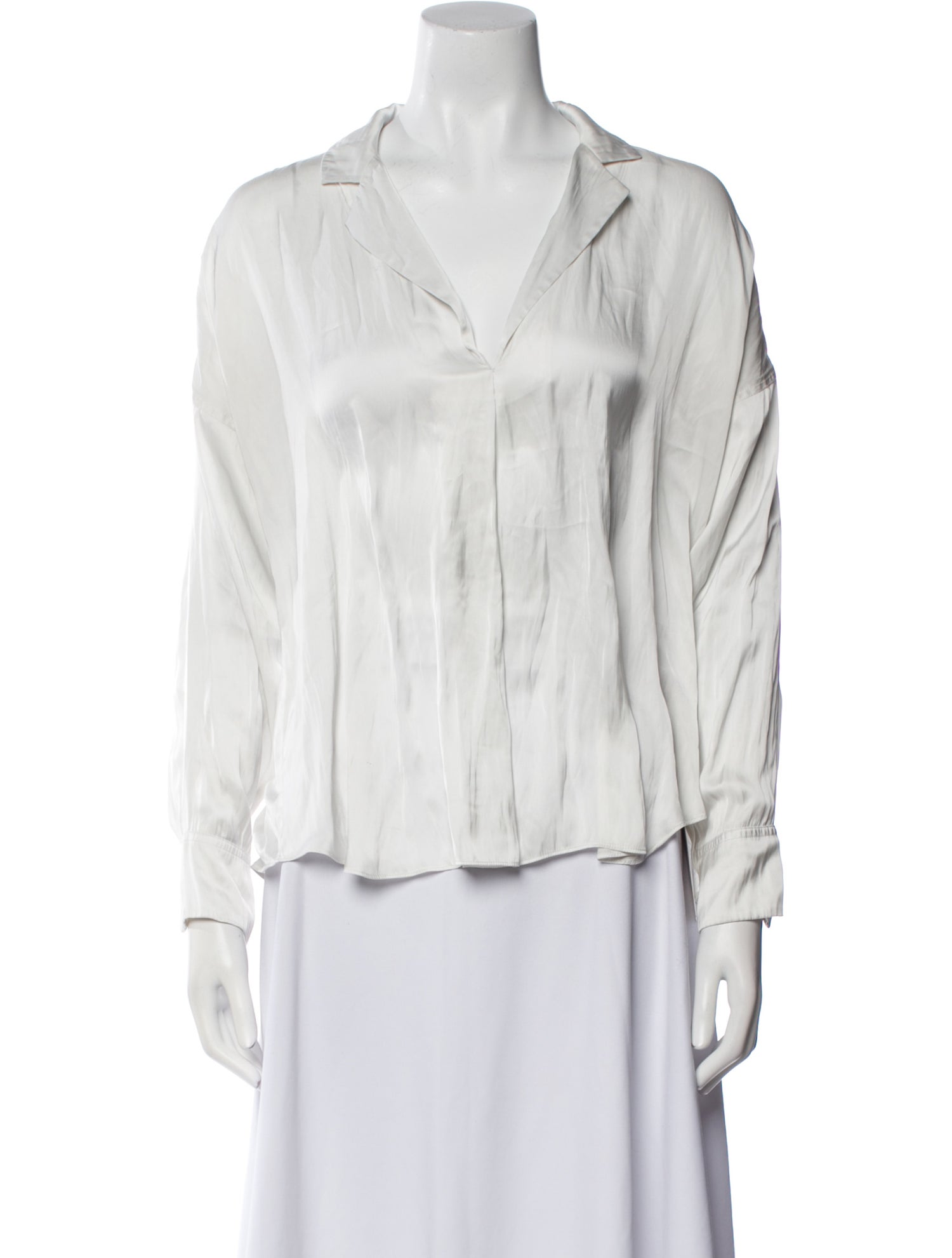 Zadig & Voltaire V-Neck Long Sleeve Blouse