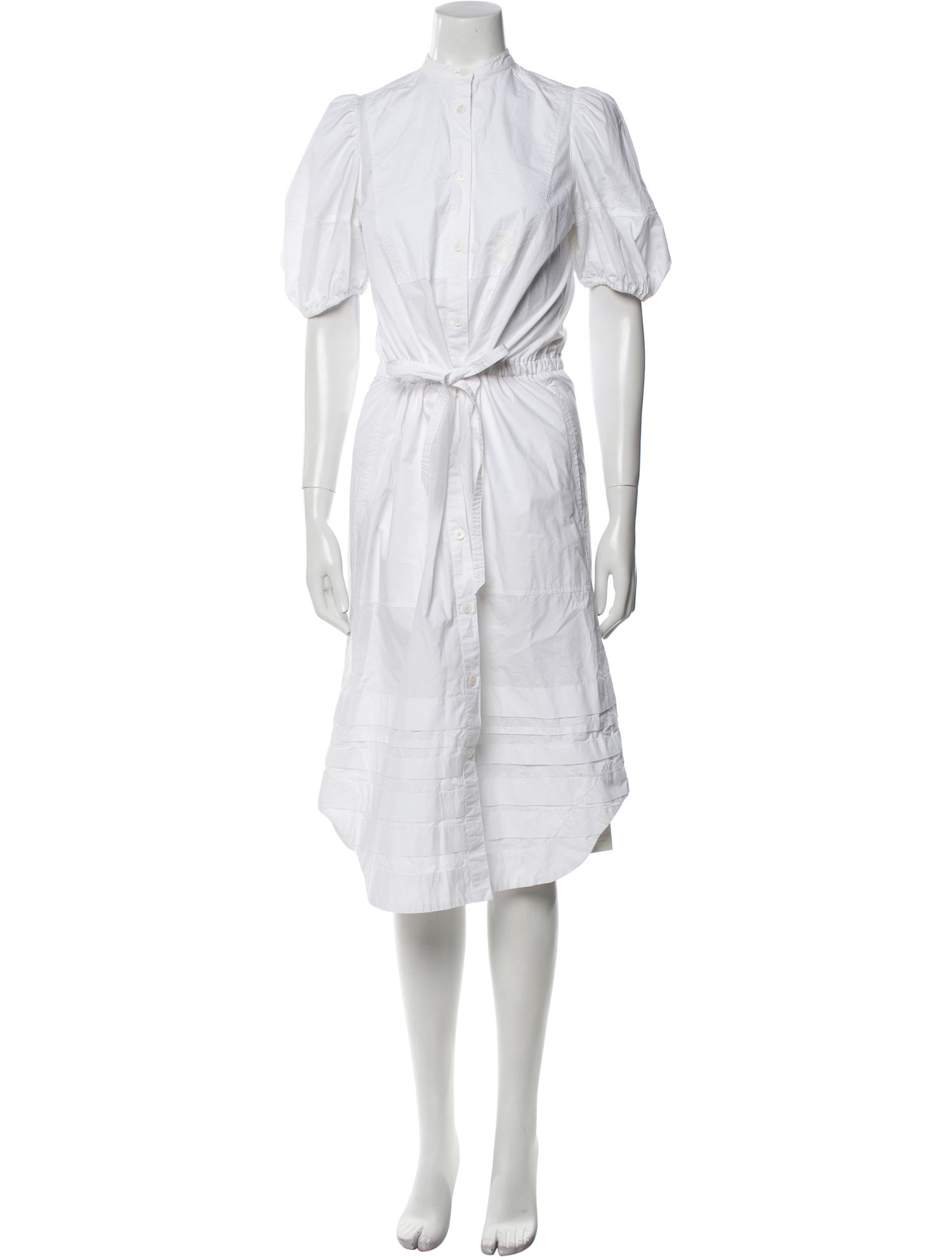 Zadig & Voltaire Mock Neck Midi Length Dress