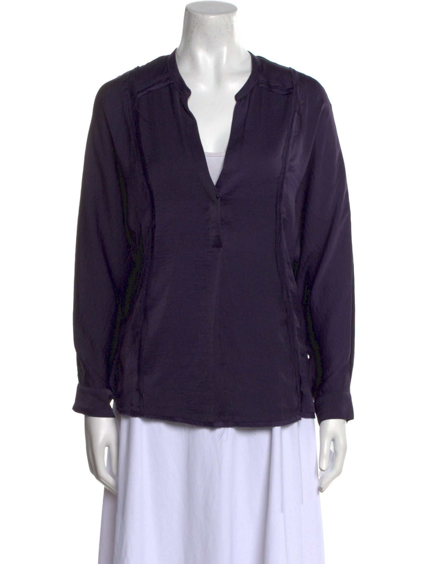 Zadig & Voltaire V-Neck Long Sleeve Blouse